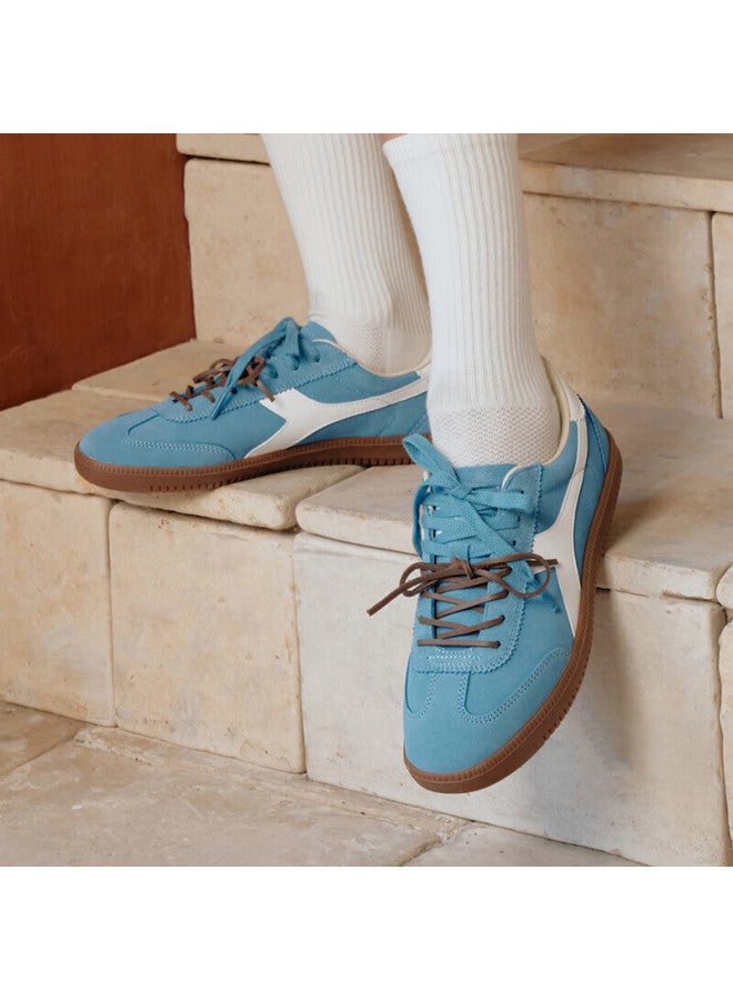 Diadora Men's And Women's Low-top Casual Shoes, Saunter Og, Lichen Blue/bright White, Size 37 - Image 3