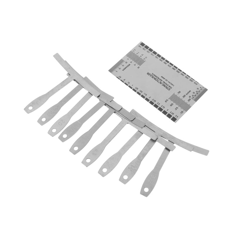 Professional Understring Radius Gauge String Action Ruler Guitar Measuring Tool - Image 2