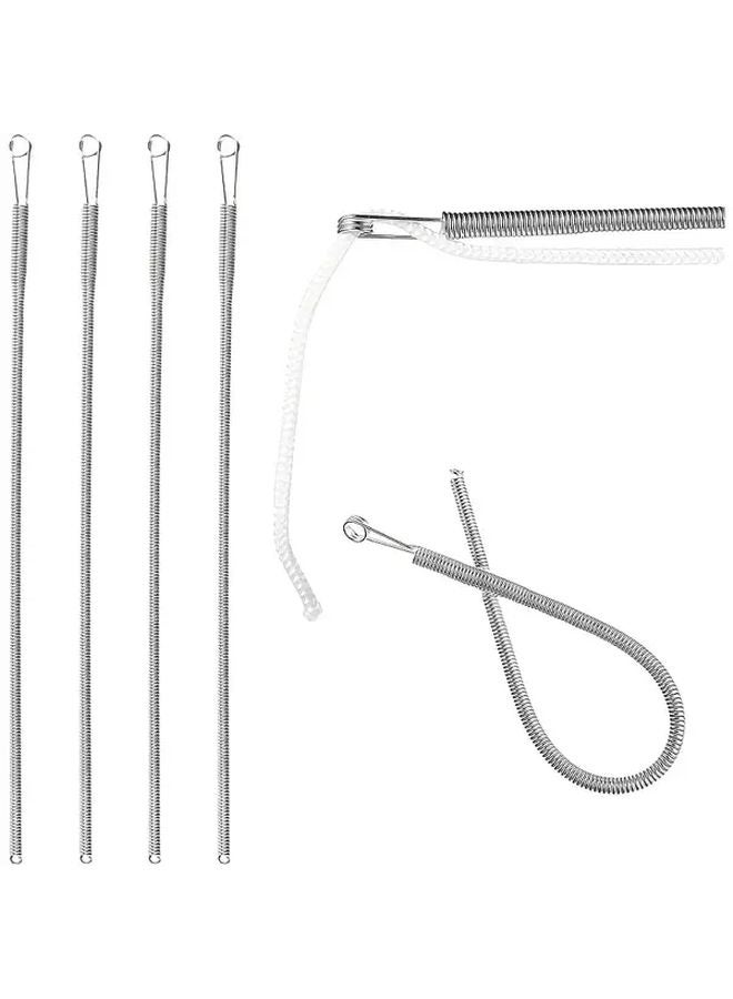 2pcs Metal Drawstring Threader Tool for Hoodies Sweatpants Jackets Replacement - Image 1