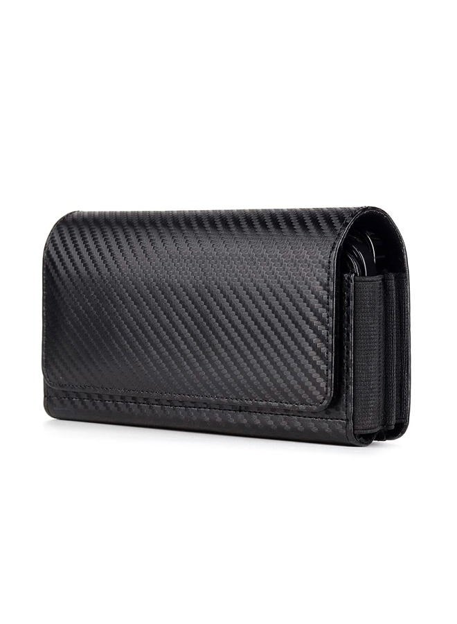 QASHA Dual Phone Holster Pouch Case 2 Cell Phone Belt Holder for Samsung Galaxy S25 Ultra S24 FE S24/S23/S22 Ultra S21 Plus A16 A36 A15 A13 iPhone 16 15 14 Pro Max Moto G Stylus 5G 2024 G Play Pixel 7 8 Pro - Image 1