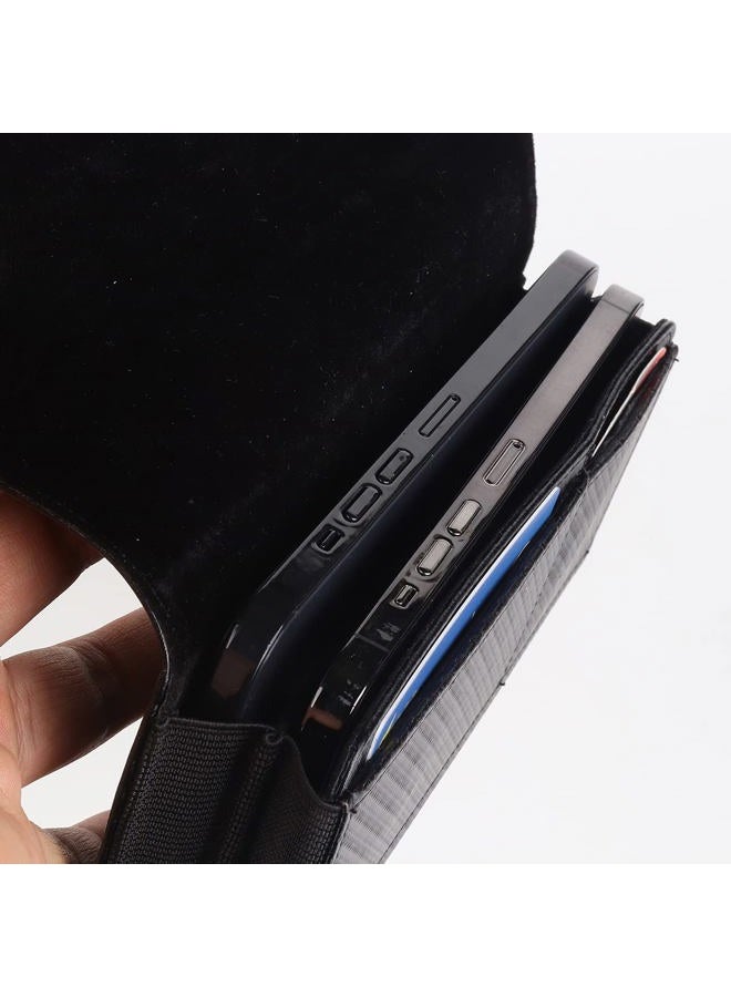 QASHA Dual Phone Holster Pouch Case 2 Cell Phone Belt Holder for Samsung Galaxy S25 Ultra S24 FE S24/S23/S22 Ultra S21 Plus A16 A36 A15 A13 iPhone 16 15 14 Pro Max Moto G Stylus 5G 2024 G Play Pixel 7 8 Pro - Image 5