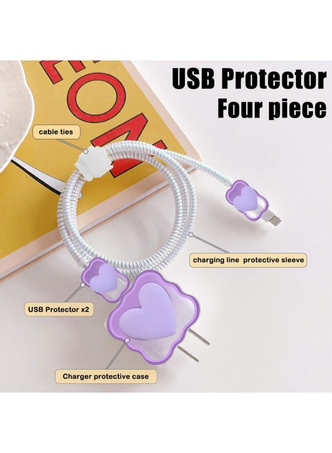 Cute Cartoon Series 3D Fast Charger Protector for iPhone 18W 20W iPhone iPad 11-15 Pro Max Protective Cover for Fast Charging Cable Protective Cover for USB and USB C Data Cable  - Image 2