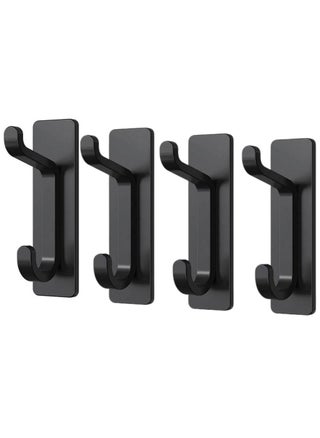 SPARKERR Self Adhesive wall Hooks, Heavy-Duty Stainless Steel anti-rust Hooks, Easy to Install Stick-on Bathroom Kitchen Organizer Hooks for hanging Towel, Robes, Clothes, utensils & many more items, No Drilling Needed (Pack of 04 Hooks) - pzsku/ZD1B7630077B40DE3D14BZ/45/_/1727635910/3ac2de78-31b8-47b8-9856-a9dcf3aa017f