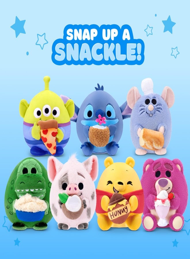 Snackles Disney 8-Inch Plush Toy (Winnie The Pooh &Honey) by ZURU - Ultra-Soft Stuffed Animal with Snack Accessory, Collectible Cuddly Plush for Kids, Tweens, - Image 3