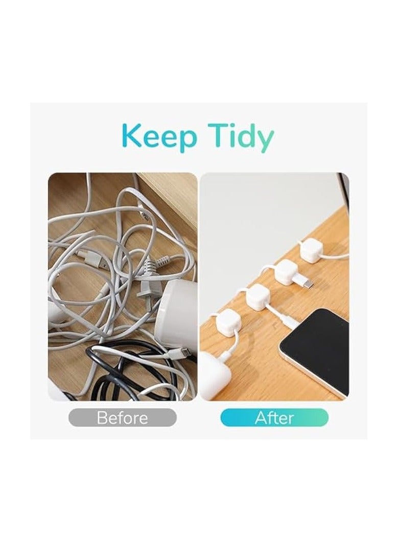 erorex 6 Pcs Charging Cable Clamp for Phone,Wall Usb Cable Organize Holder Charging Cable Keeper - Image 3