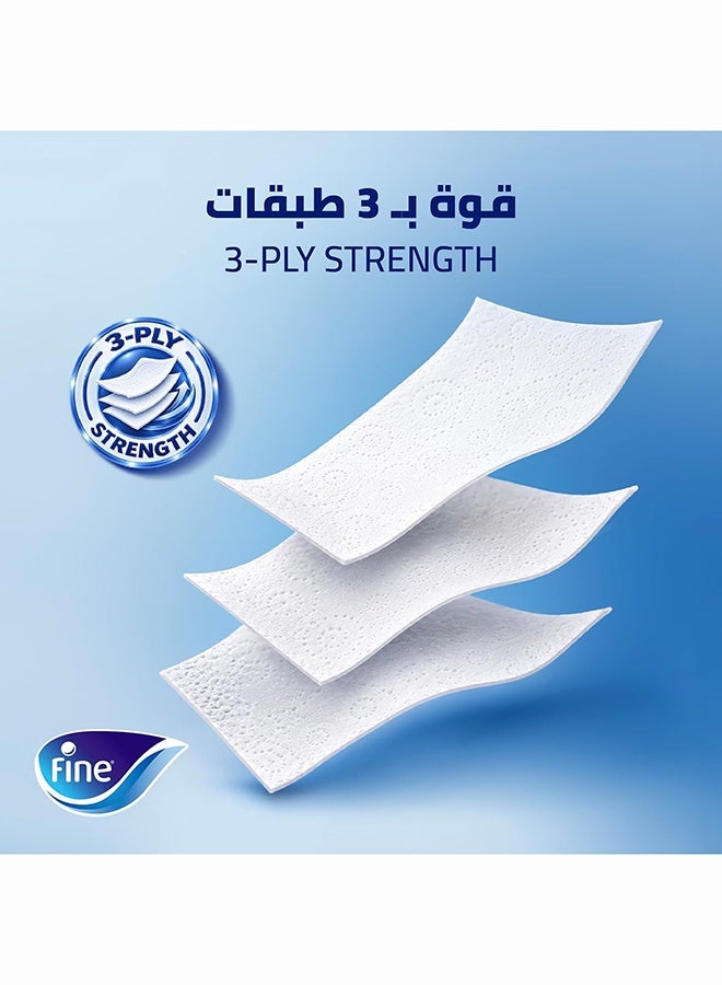 Fine Classic Pocket Facial Tissues Pack Of 10 White - Image 2