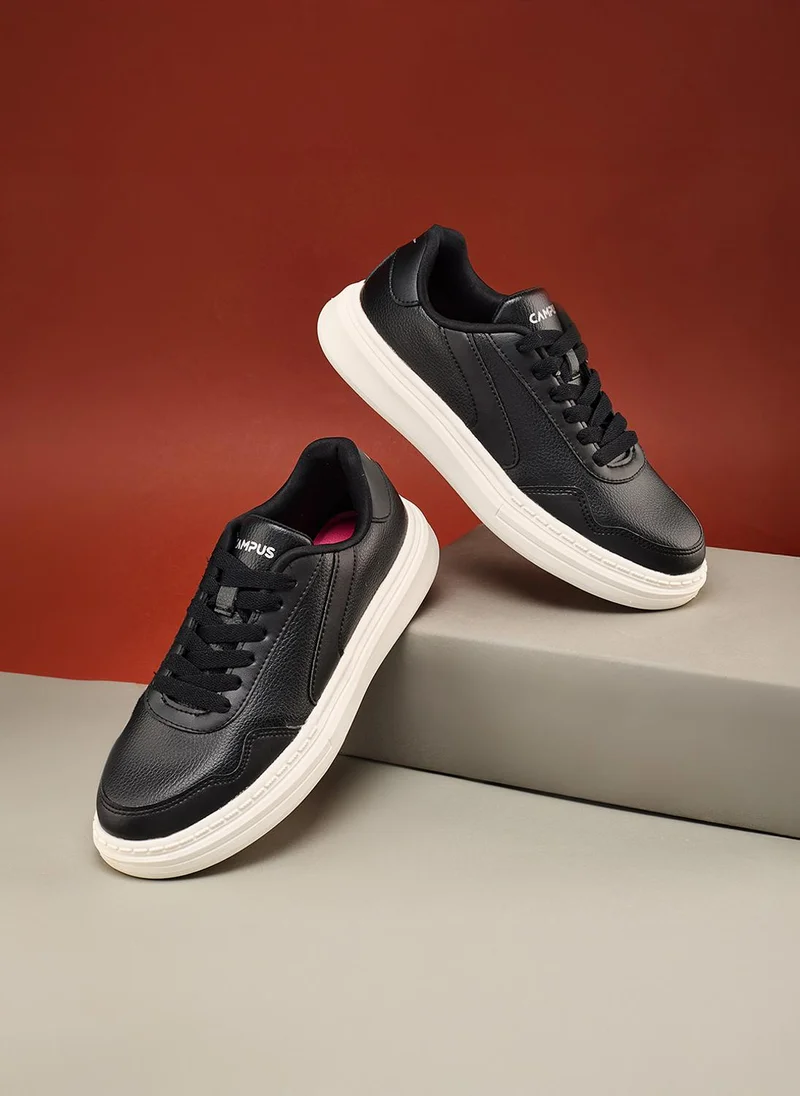 Campus DROID Women Droid Memory Foam Lace-Up Sneakers-Black for Women | Best Price UAE