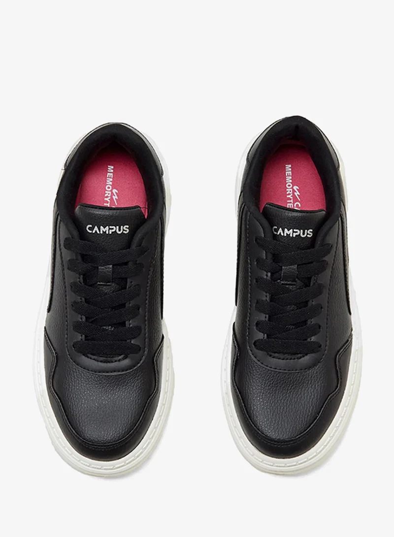 Campus DROID Women Droid Memory Foam Lace-Up Sneakers-Black for Women | Best Price UAE