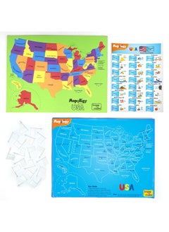 Imagimake Imagimake Mapology USA Map with Capitals | Learning States and Capitals | US Geography Toys for Ages 5-7 | Jigsaw Puzzles for Kids Ages 8-10 Years | Educational Toys for Ages 8-13  - Image 4
