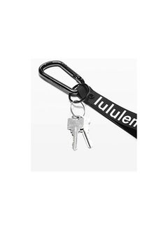 لولوليمون سلسلة مفاتيح لولوليمون على مدار الساعة (أسود/أبيض)  - Image 2