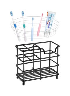 LIMOS Toothbrush Holder - Stainless Steel Toothpaste Holder Bathroom Accessories Organizer (Small, Black)  - Image 5