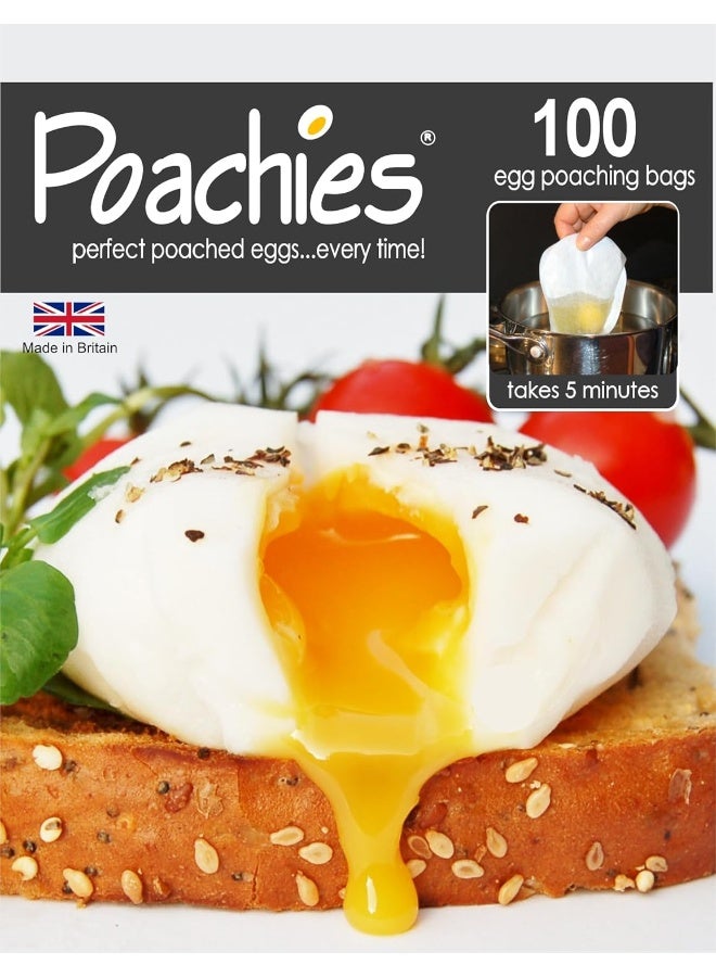 POACHIES Poachies Egg Poaching Bag (100 Bags) 