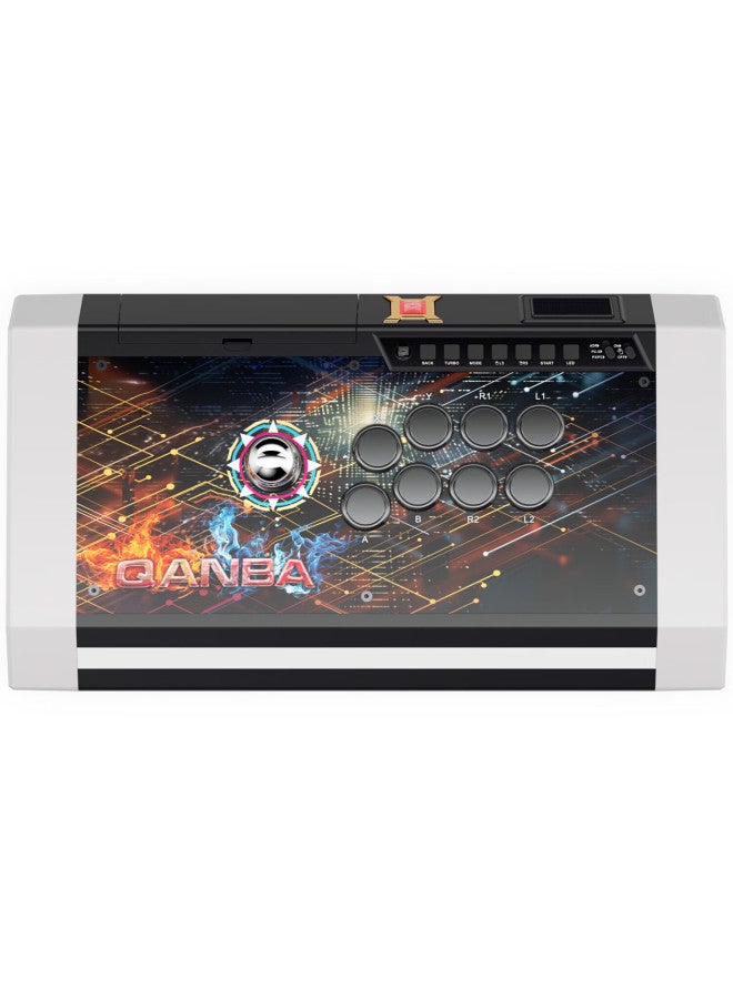 Qanba Q3 Obsidian Multi-functional Arcade Stick, Game Controller Compatible With Ps3, Pc, Pc Switch, Fighting 97, Street Fighter 5, Steam Street Fighter 6, Iron Fist 8 - Image 1
