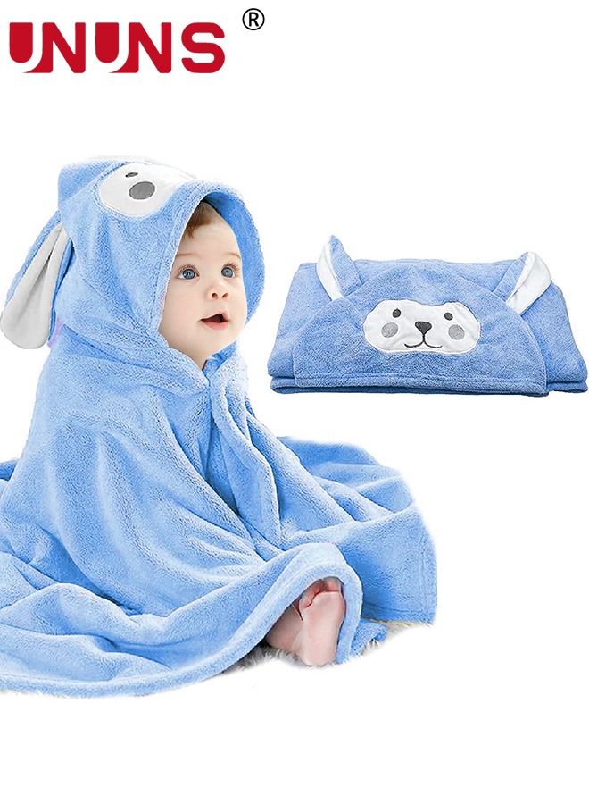 UNUNS Premium Hooded Towel for Kids,Large Size Kids Bath Towel,Ultra Soft Hooded Towel Wrap For Boys Girls,Highly Absorbent Bathrobe Blanket Gifts - Image 1