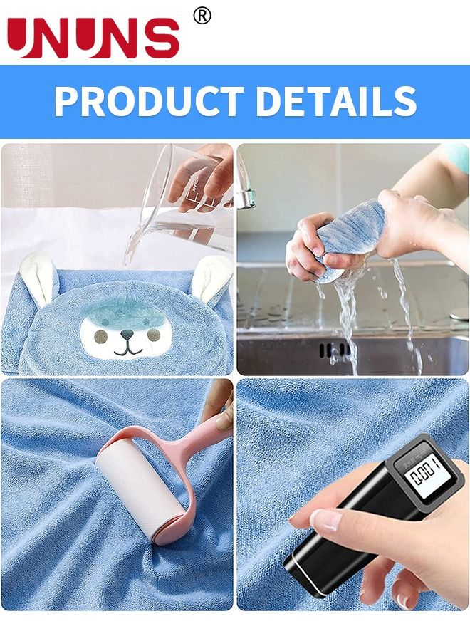UNUNS Premium Hooded Towel for Kids,Large Size Kids Bath Towel,Ultra Soft Hooded Towel Wrap For Boys Girls,Highly Absorbent Bathrobe Blanket Gifts - Image 4