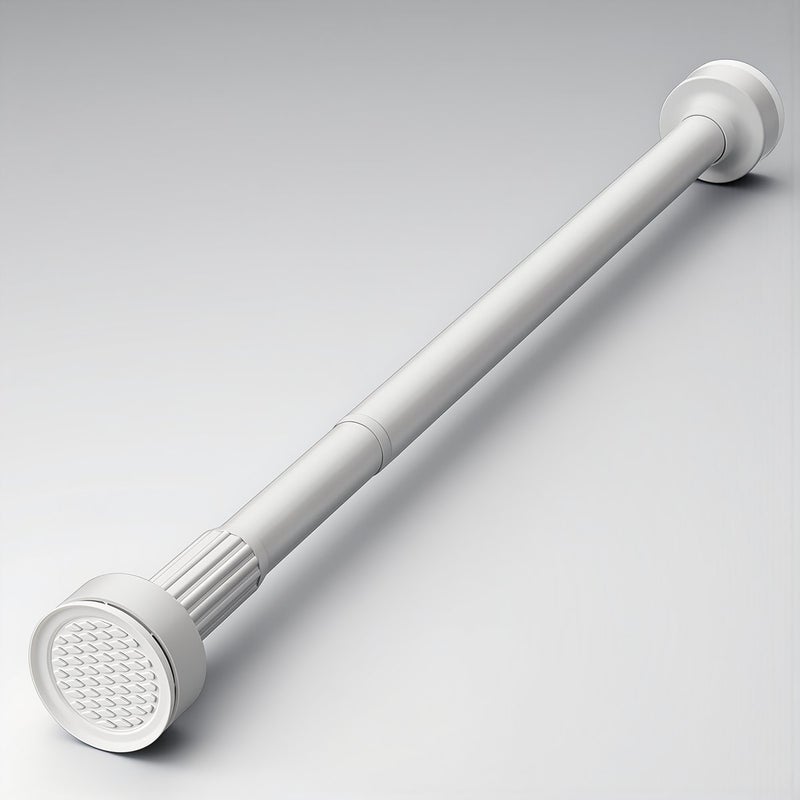 Multi Use Tension Rod No Drill For Bathroom Closet Laundry Kitchen Organizer 0.35-0.5m Strong Grip - Image 2