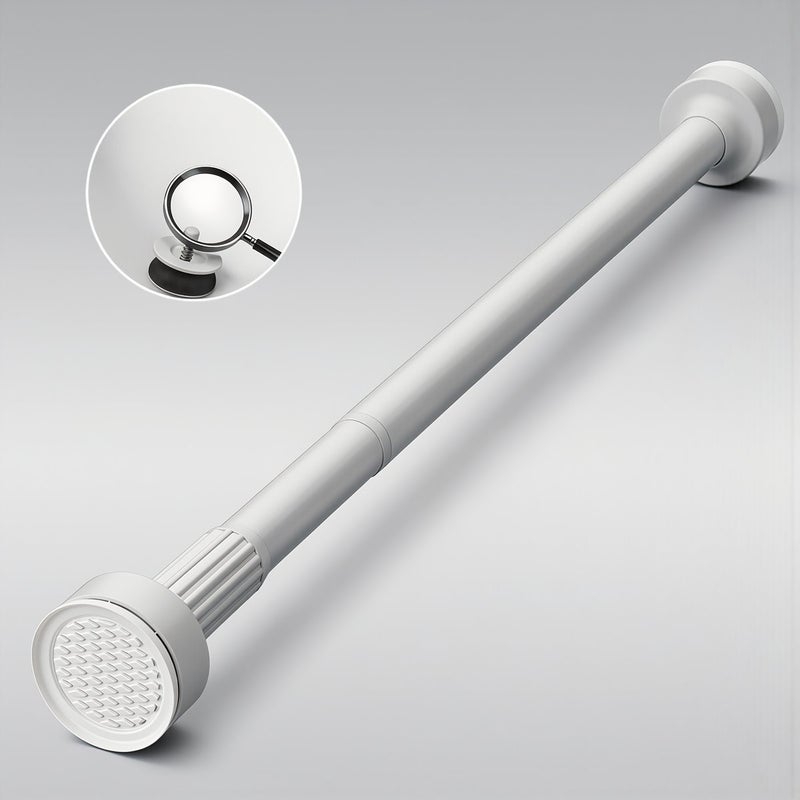 Multi Use Tension Rod No Drill For Bathroom Closet Laundry Kitchen Organizer 0.35-0.5m Strong Grip - Image 5
