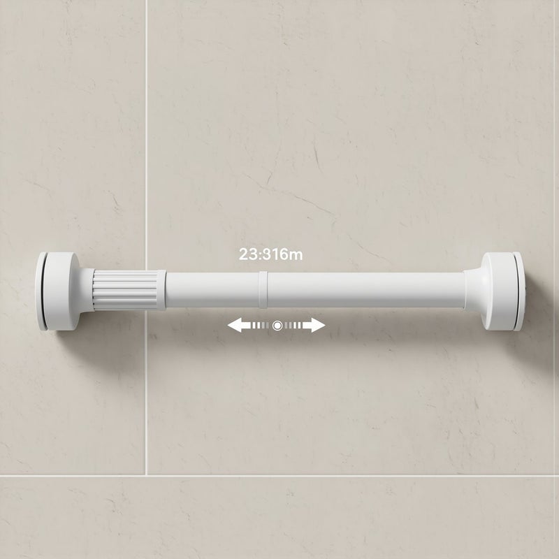 Multi Use Tension Rod No Drill For Bathroom Closet Laundry Kitchen Organizer 0.35-0.5m Strong Grip - Image 4