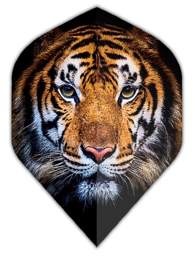US Darts 3 Sets (9 Flights) Pentathlon Standard Tiger Dart Flights - 100 Micron, Ex-Tough
