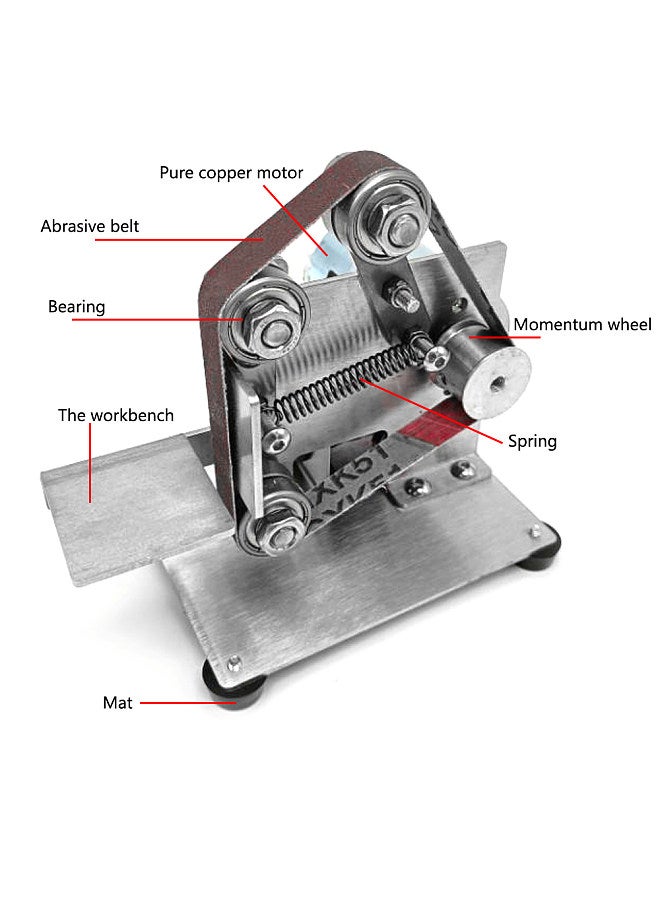 15mm/25mm Multifunctional Grinder Mini Electric Belt Sander DIY Polishing Grinding Machine Cutter Edges Sharpener  - Image 3