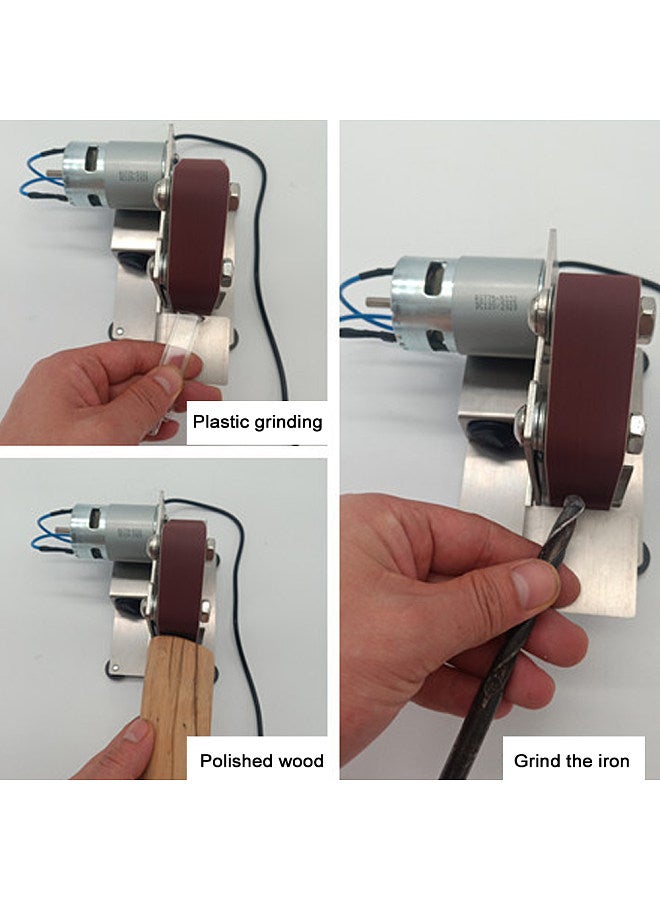 15mm/25mm Multifunctional Grinder Mini Electric Belt Sander DIY Polishing Grinding Machine Cutter Edges Sharpener  - Image 4