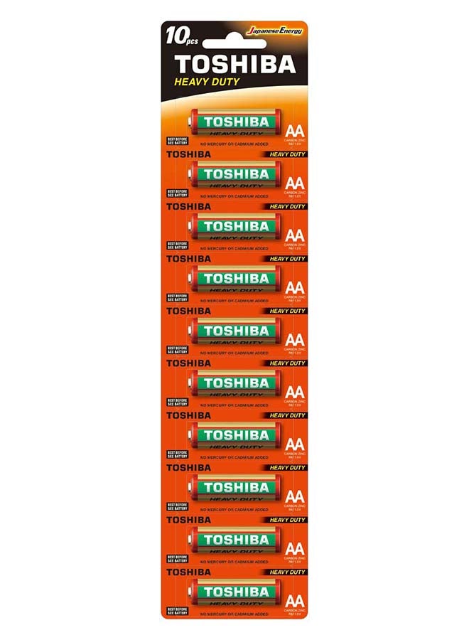 Toshiba بطارية توشيبا AA 10 قطع قوية  - Image 1