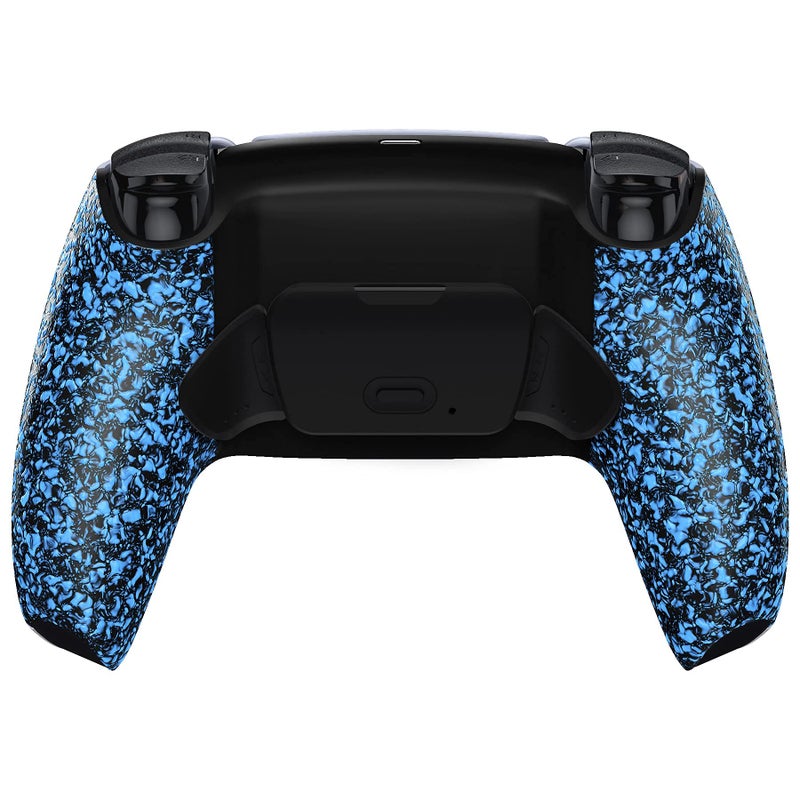 eXtremeRate Textured Blue Back Paddles Programable Rise 20 Remap Kit for PS5 Controller BDM010 020 Upgrade Board Redesigned Back Shell Back Buttons Set for PS5 Controller Without Controller - Image 2