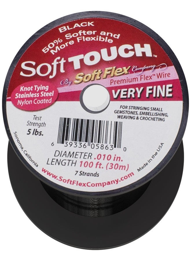 Soft Flex Kink Resistant Beading Wire - Very Fine 0.10 Diameter - Jewelry Making Bead Wire - 100 Ft - Image 1