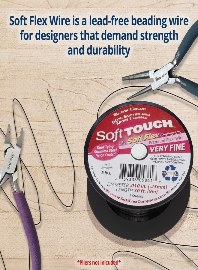 Soft Flex Kink Resistant Beading Wire - Very Fine 0.10 Diameter - Jewelry Making Bead Wire - 100 Ft - Image 5