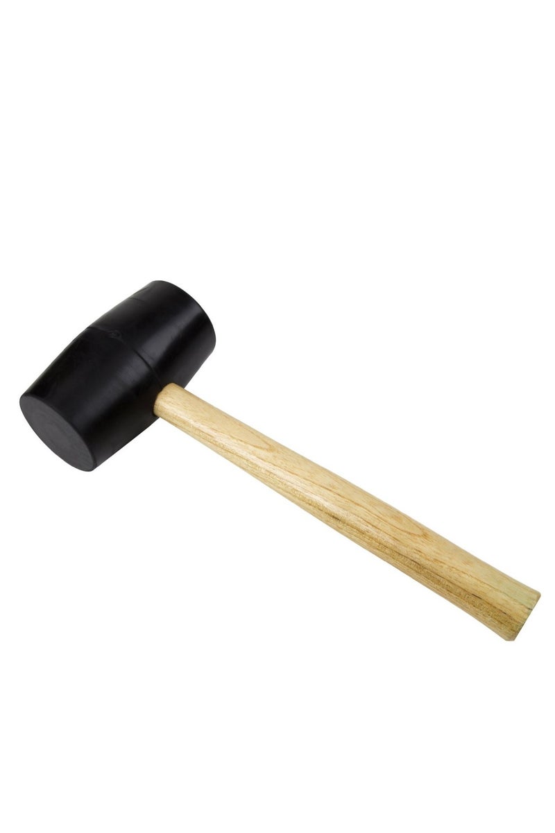 Rubber Hammer with Wooden Handle – Non-Marring Mallet 