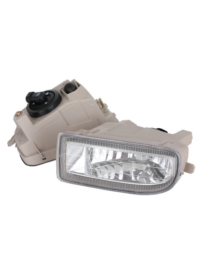 Kashafi Fog Light Assembly for Toyota Land Cruiser 1998-2007 LC1998TY Front Bumper Fog Lamp Pair Clear Glass Lens 9006 12V 55W Halogen Bulb Driving Light with Wiring Harness Waterproof Dustproof Replacement Kit - Image 5