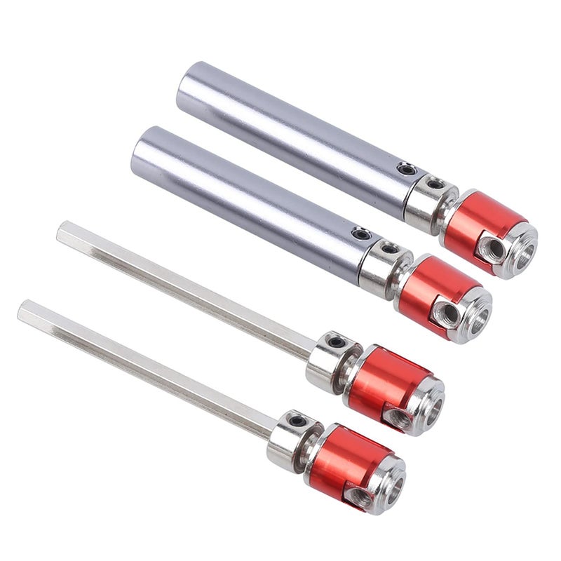 Silver Red Adjustable Metal Drive Shaft 112mm To 150mm For 1 10 RC Car Upgrade Parts - Image 5