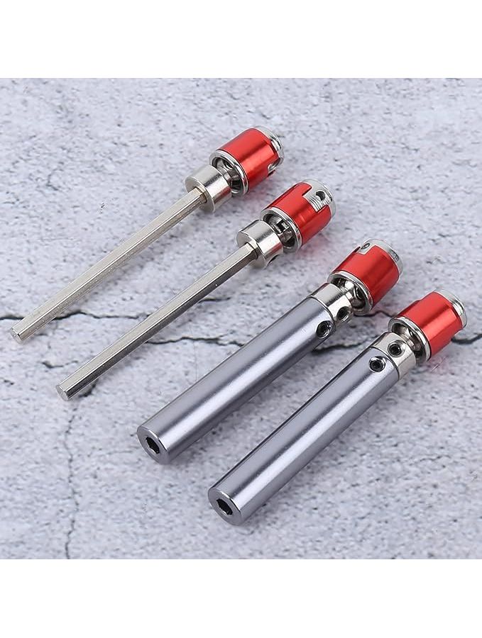 Silver Red Adjustable Metal Drive Shaft 112mm To 150mm For 1 10 RC Car Upgrade Parts - Image 1