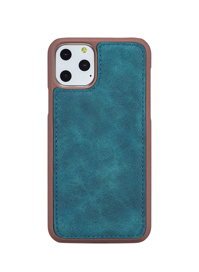 NIBEMINENT Protective Wallet Card Case Cover For Apple iPhone 11 Pro Blue  - Image 1