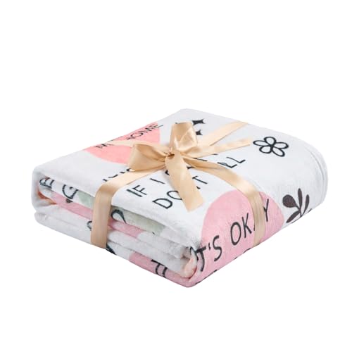Lussena New Mom Gift Blanket 50x60 Inch – Soft Cozy Throw with Inspirational Words, Postpartum Gifts for New Mothers, Mother’s Day Birthday - Image 5