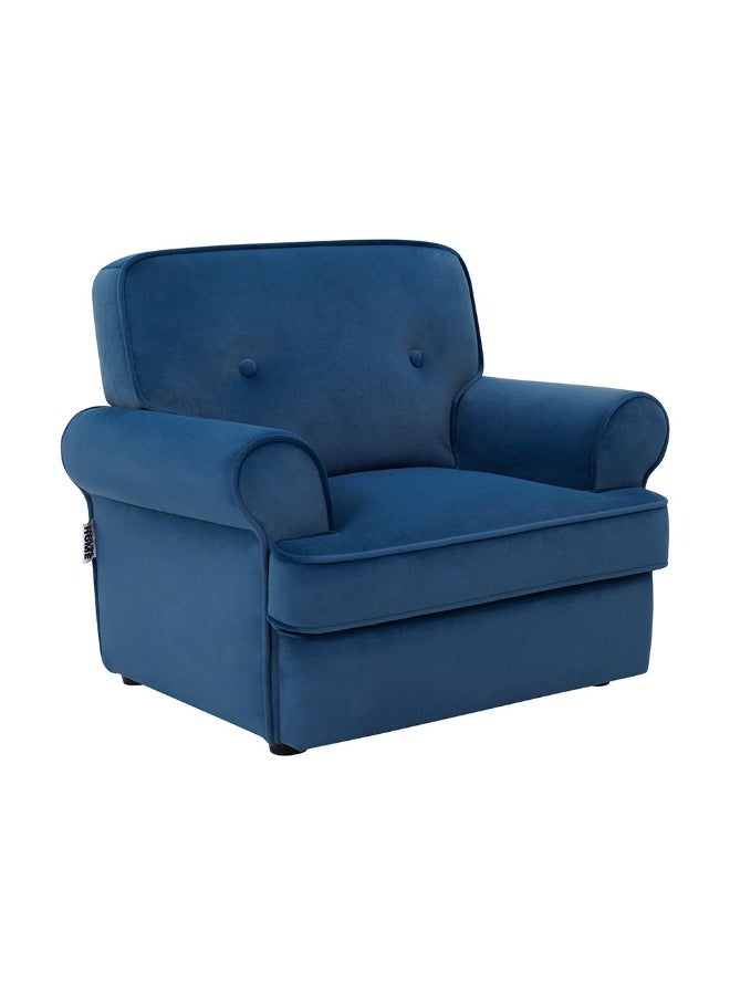 DANUBE HOME Premium Micky Velvet Kids Sofa , Soft Upholstered Lounge Chair For Children, Stylish Toddler Sofa For Playroom & Bedroom, Durable & Comfortable Kids Furniture – Blue - Image 2