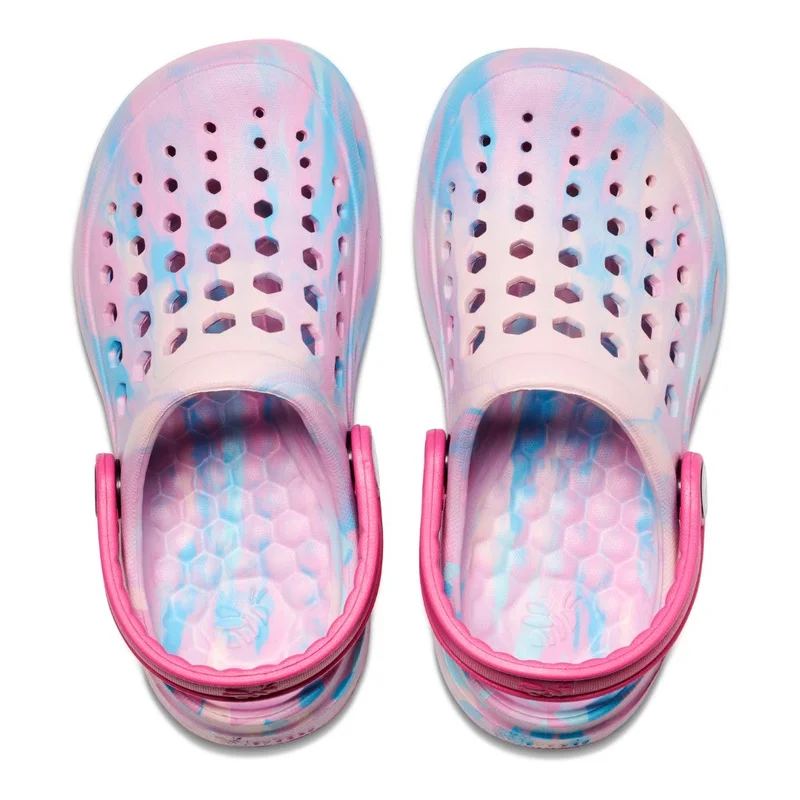 Joybees Marbled Pastel/Candy Pink Girls Active Clog for Women | Best Price UAE