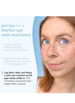 Baebody Baebody Advanced Snail Mucin Under Eye Patches for Women & Men (6 Pairs) - Under Eye Masks for Dark Circles and Puffiness - With Niacinamide - Reduce Fine Lines and Wrinkles  - Image 2