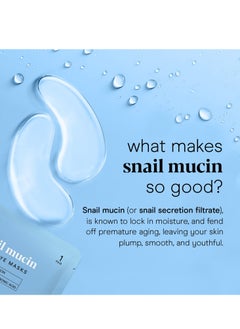 Baebody Baebody Advanced Snail Mucin Under Eye Patches for Women & Men (6 Pairs) - Under Eye Masks for Dark Circles and Puffiness - With Niacinamide - Reduce Fine Lines and Wrinkles  - Image 5