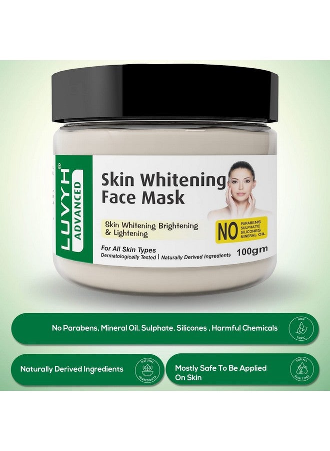 Luvyh Skin Whitening Face Mask For Glowing And Brightening Face Pack For Instant Natural Glow, Anti Pigmentation & Dark Spot,100G - Image 5