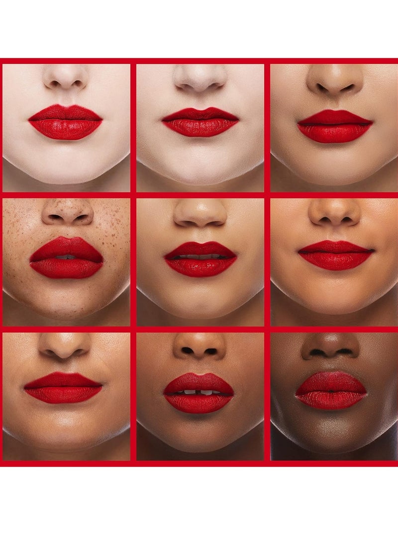 MAC Cosmetics MAC M·A·CXIMAL Silky Matte Lipstick, Red Rock, 0.1 Ounces - Image 2