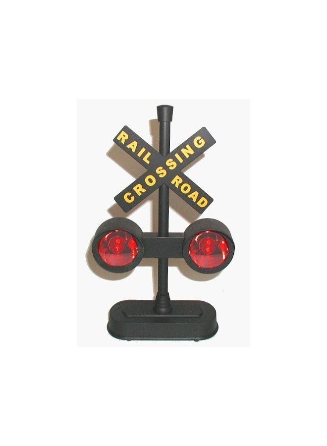 Hayes 15887 Railroad Train / Track Crossing Sign with Flashing Lights and Sounds