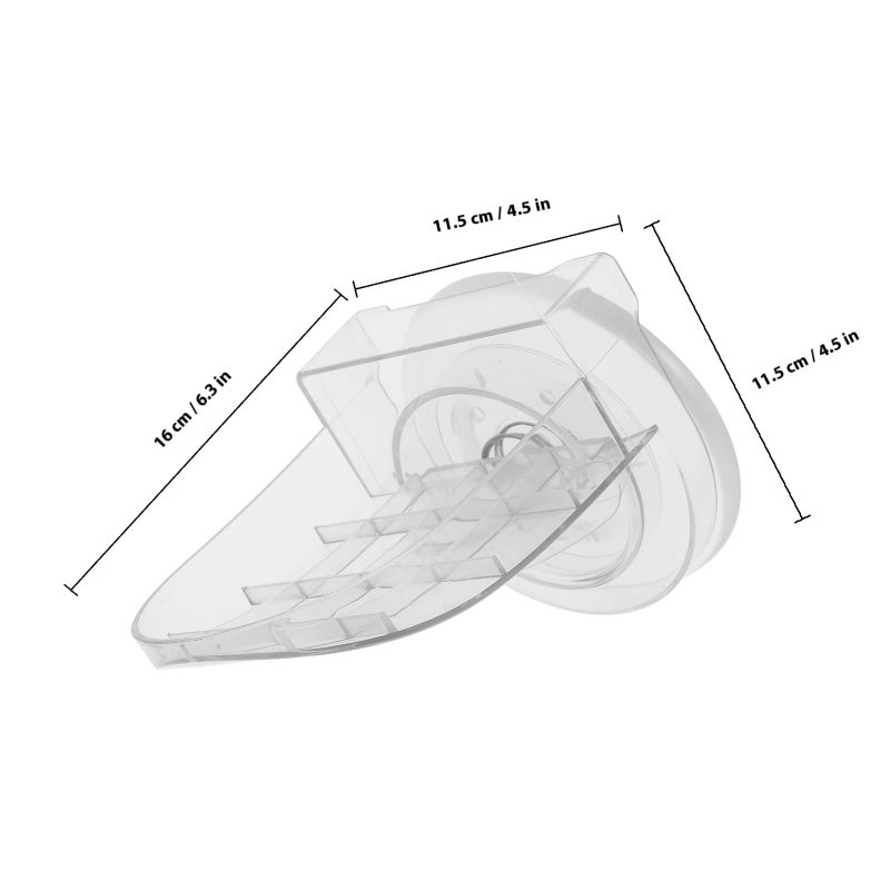 Shower Feet Rest, Non-Slip Bath Pedal for Wall Mount Use, Stable Design - Image 2