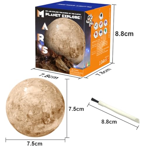 Oligitdi Rocks and Minerals Education Set Archaeological Toys Excavation Toys Archaeological DIY Assembly Model for Children (Mars) - Image 2
