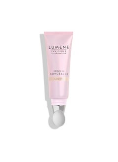 Lumene Invisible Illumination Serum In Concealer Vitamin E Hydrating Concealer Lightweight Color Corrector For Dark Circles Multiuse Makeup Hybrid Light (10Ml)  - Image 2