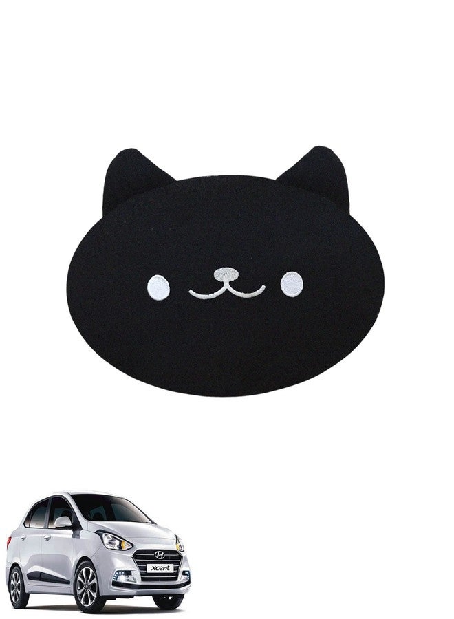 Adroitz Black Neck Rest Car Cushions Compatible with All Cars (Pack of 1) - Image 1
