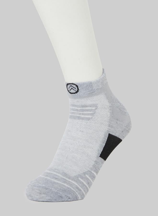 Styli Pack of 3- Printed Detail Ankle Socks - Image 2