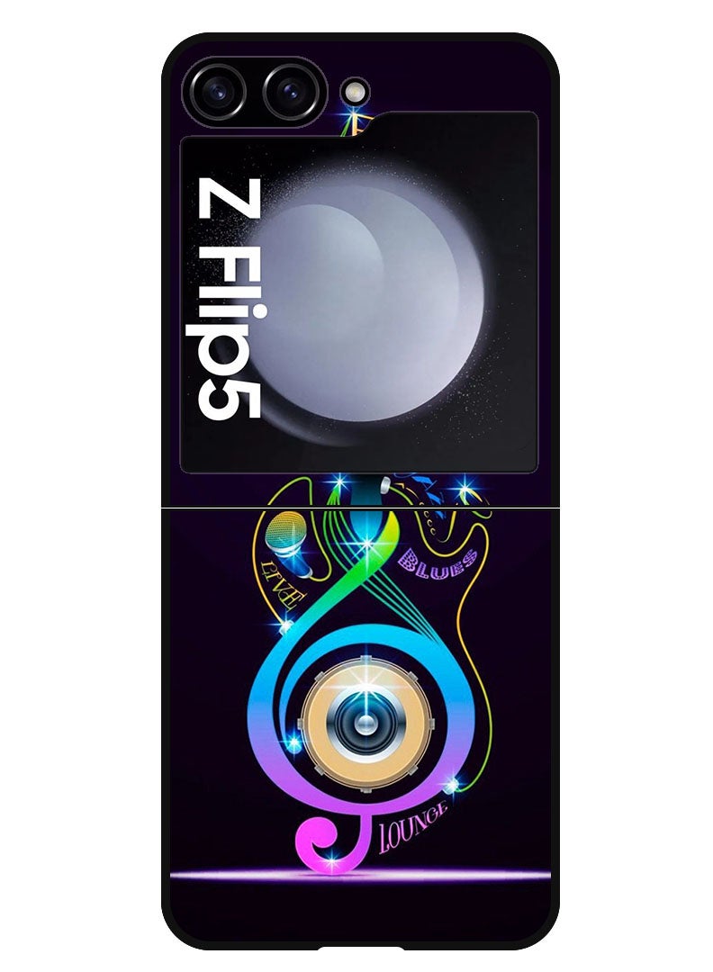 Theodor Protective Case Anti Scratch Shock Proof Bumper Cover For Samsung Galaxy Z Flip 5 music guitar - Image 1