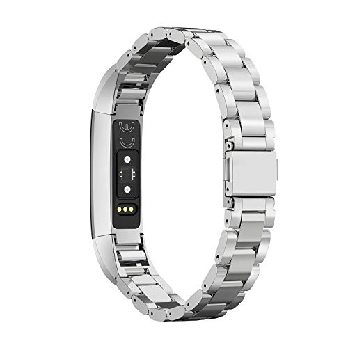Greeninsync Compatible with Fit Bit Alta HR Bands and Fit Bit Alta Bands,Stainless Steel Jewelry Bracelet Band for Fit Bit Alta HR and Fit Bit Alta Smartwatch Fitness Tracker for Women Men - Image 2
