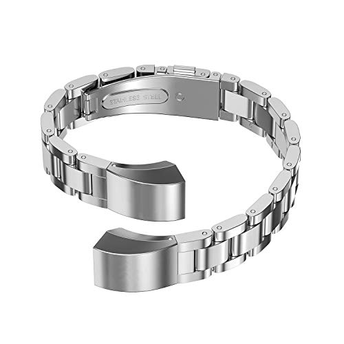 Greeninsync Compatible with Fit Bit Alta HR Bands and Fit Bit Alta Bands,Stainless Steel Jewelry Bracelet Band for Fit Bit Alta HR and Fit Bit Alta Smartwatch Fitness Tracker for Women Men - Image 3